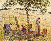 Camille Pissarro, Apple harvest at Eragny